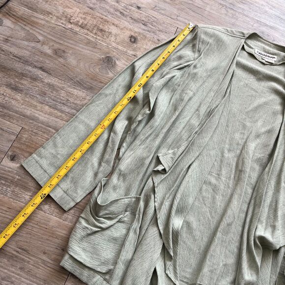 Vintage Kanae Ikai Cardigan Women's Small NWT Green $290 - Picture 7 of 9